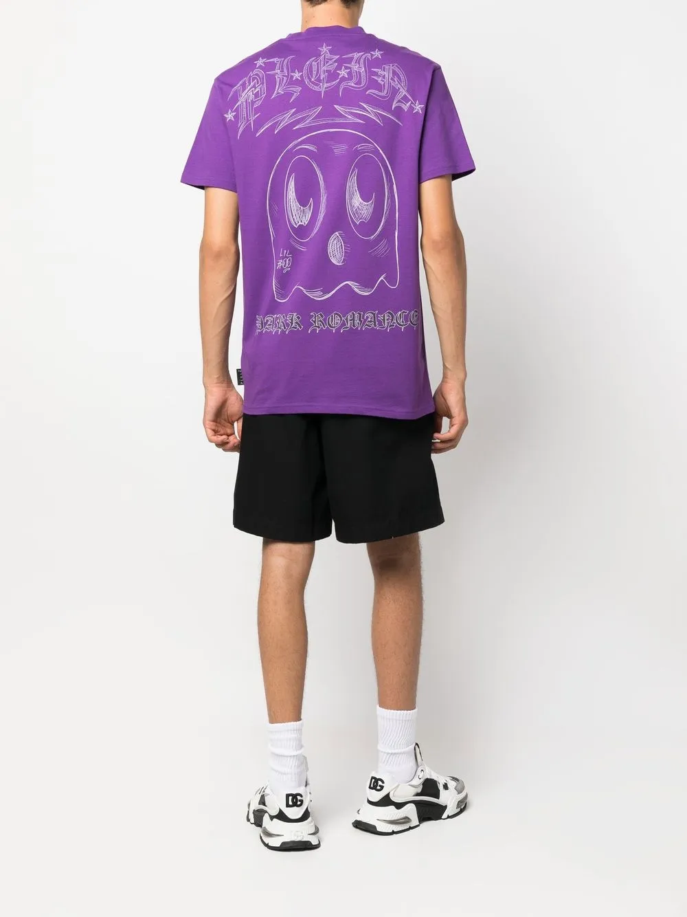 Philipp Plein T-shirt met grafische print - Paars