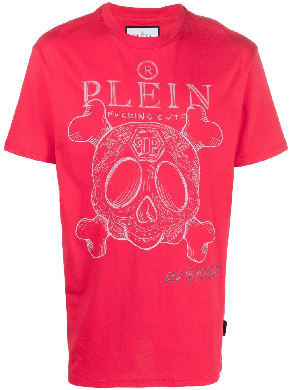 

Philipp Plein SS Monsters cotton T-shirt - Red