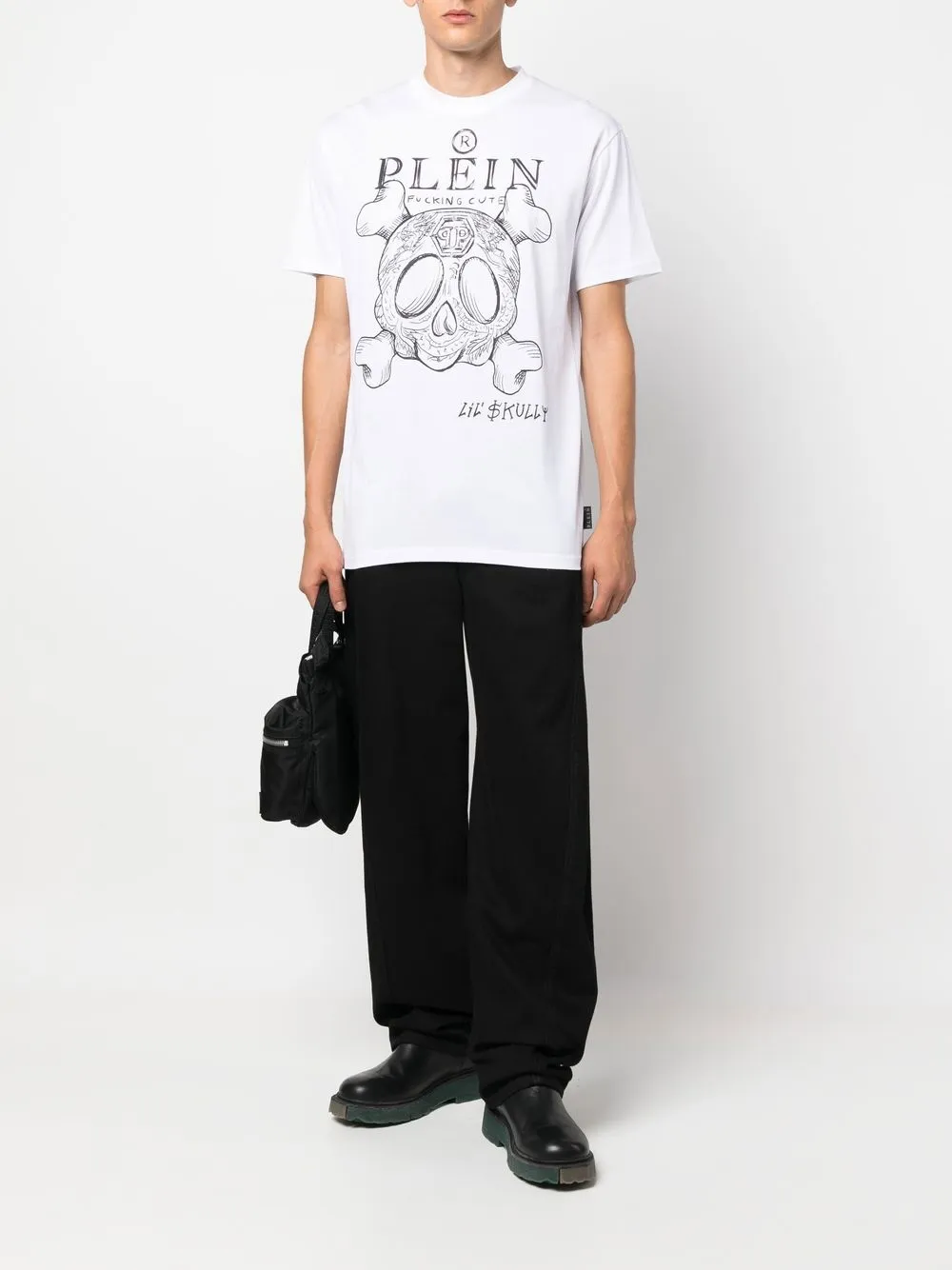 

Philipp Plein playera con motivo Monsters - Blanco