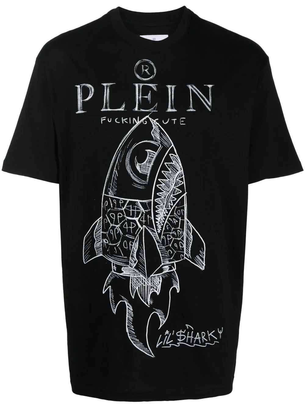 

Philipp Plein playera con motivo Monsters - Negro