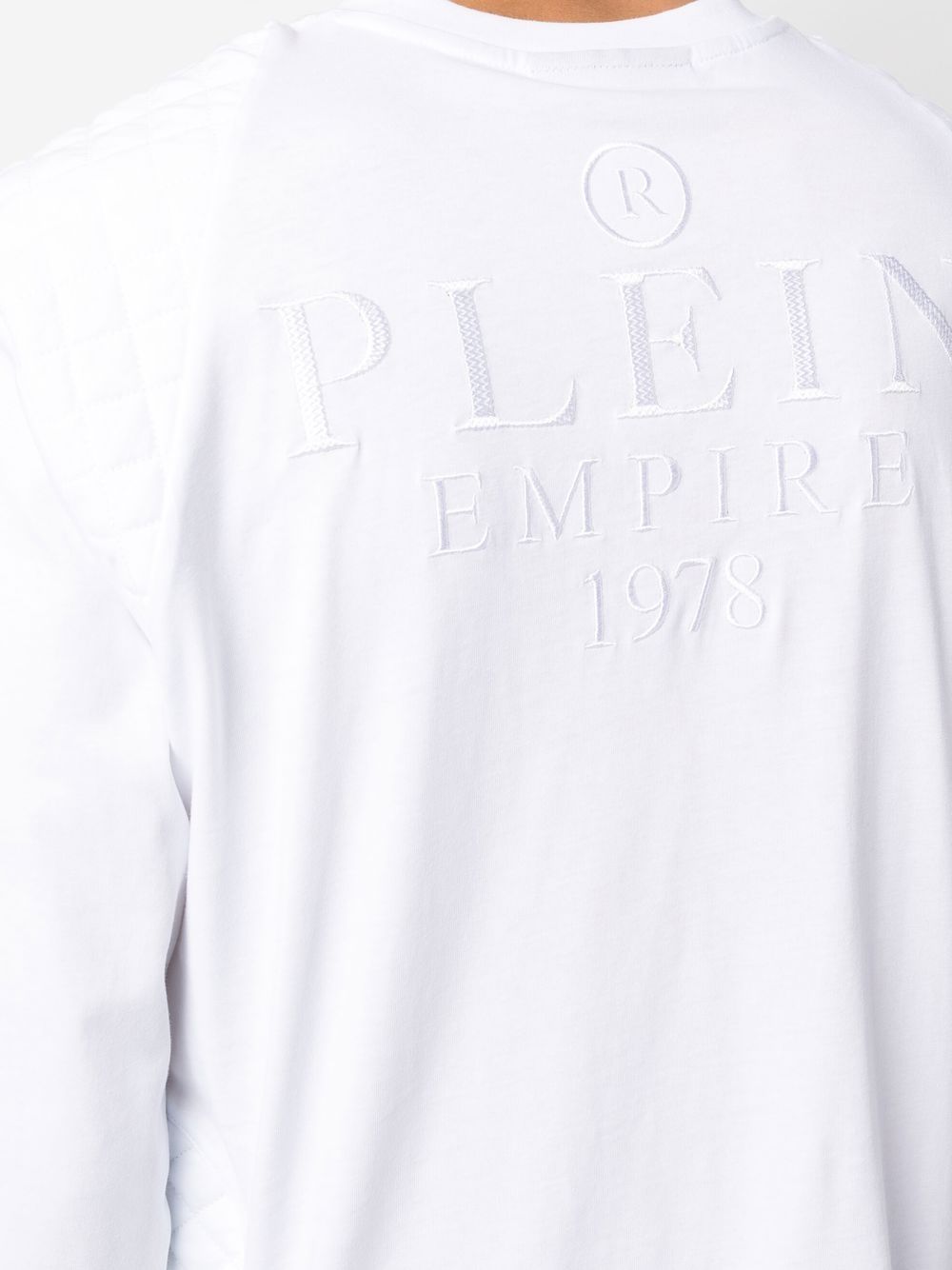 Philipp Plein logo print long-sleeve T-shirt Men