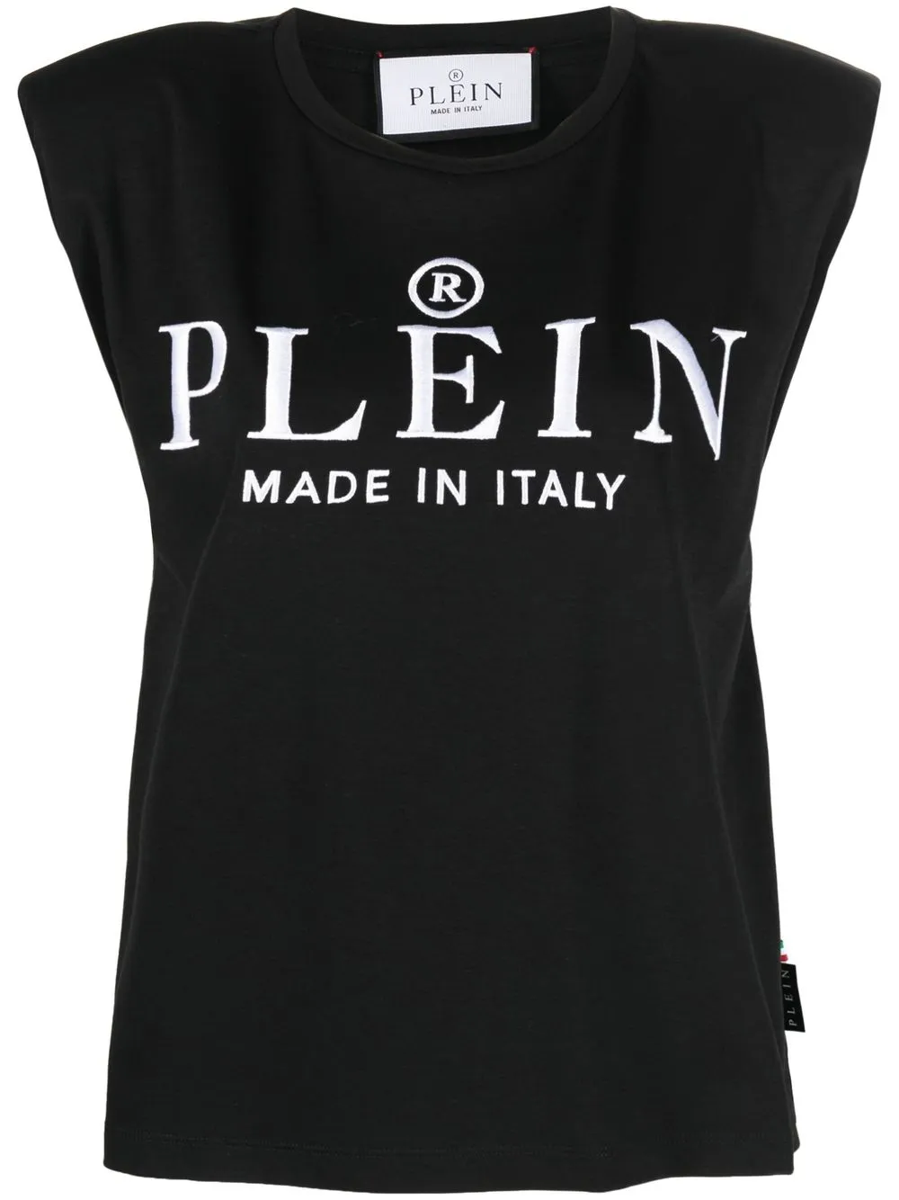 

Philipp Plein camiseta con logo bordado - Negro