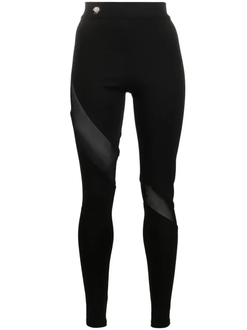 Legging taille-haute à plaque logo - Philipp Plein - Modalova