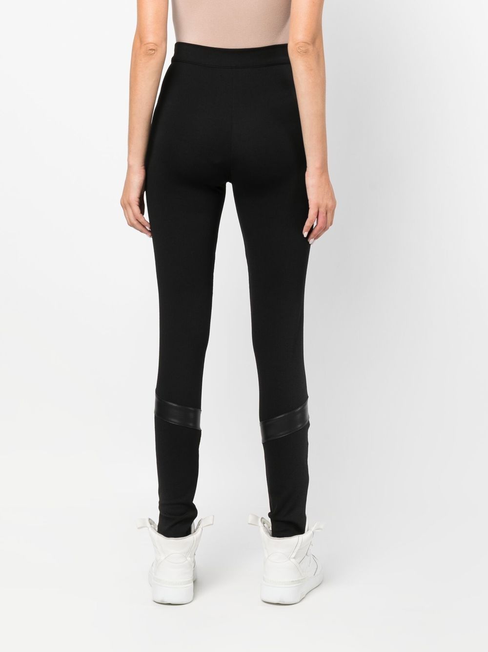 Philipp Plein Super high-waisted denim-leggings Women