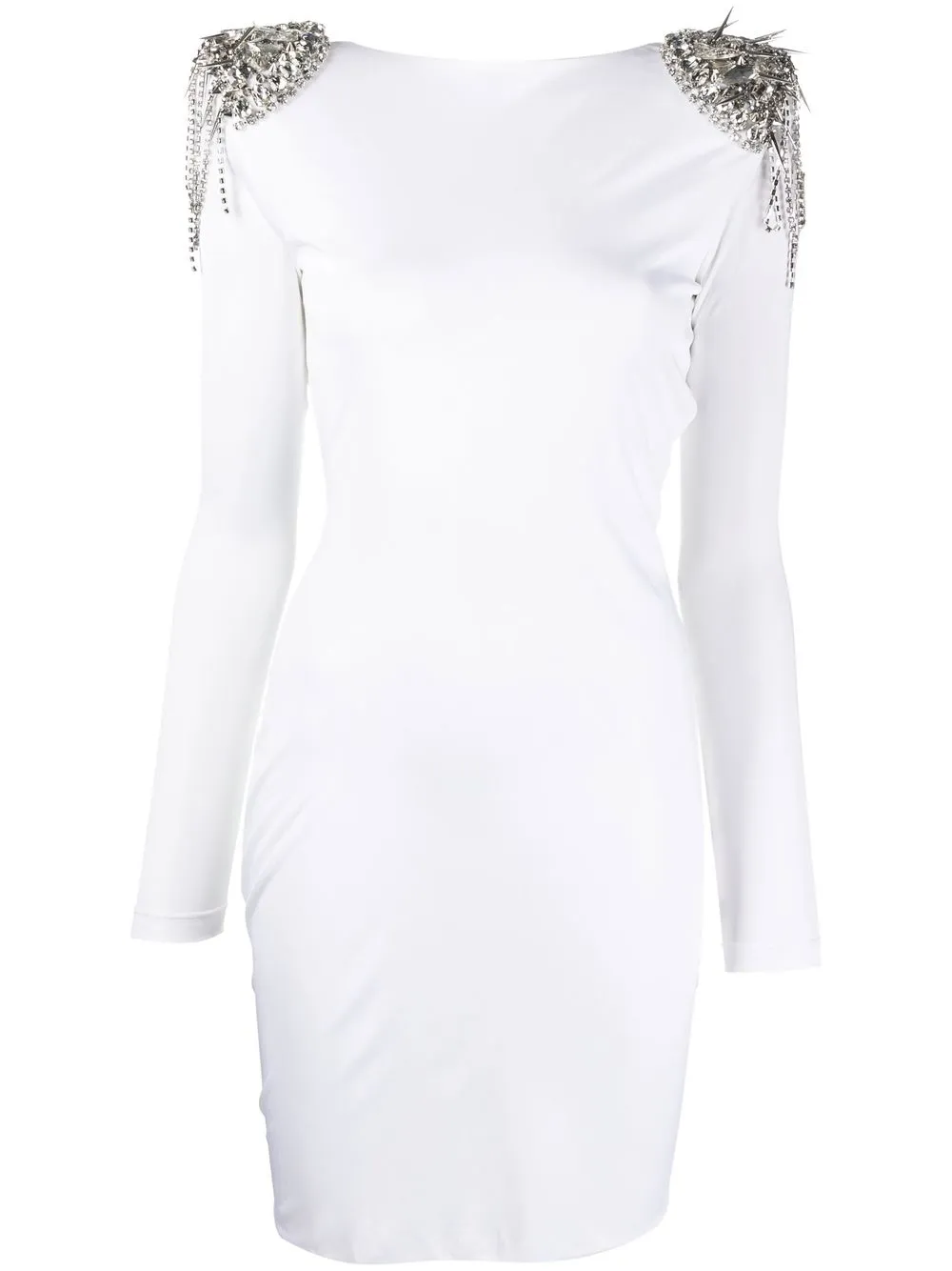 

Philipp Plein crystal-embellished mini dress - White