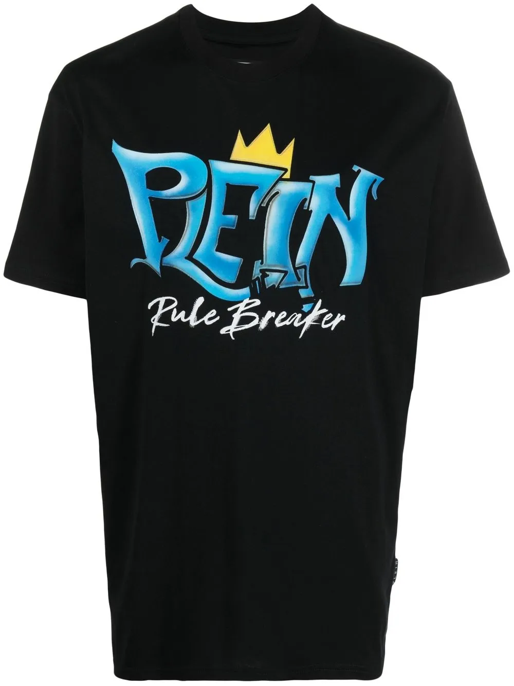 

Philipp Plein playera con motivo SS Graffiti - Negro