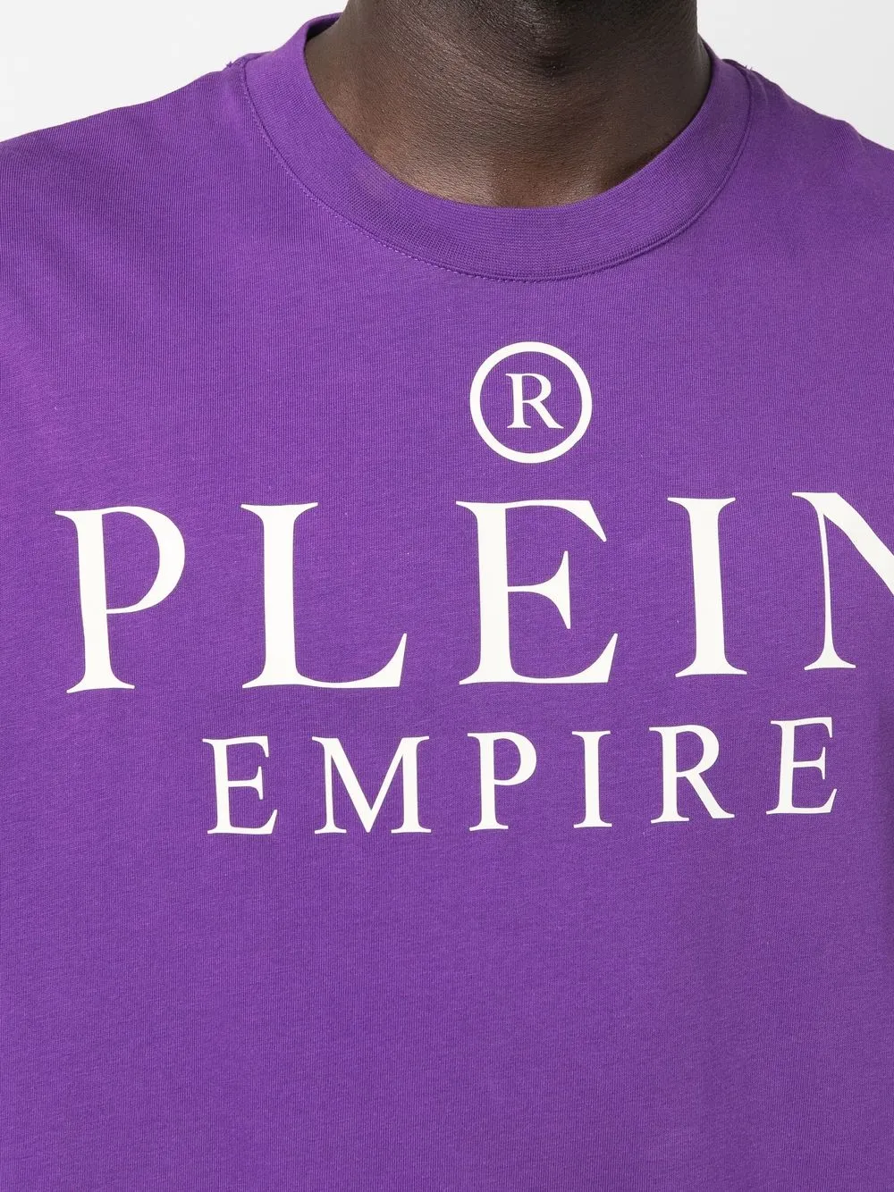 Philipp Plein T-shirt met logoprint Paars
