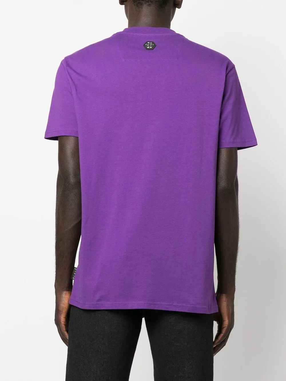 Philipp Plein T-shirt met logoprint Paars