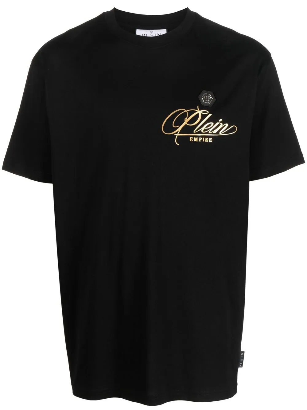 

Philipp Plein playera SS con cuello redondo - Negro