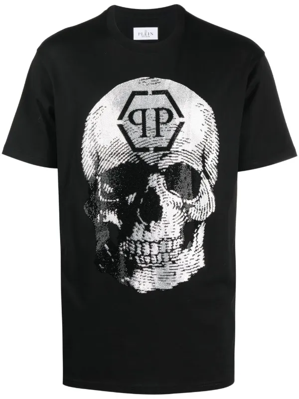 Philipp Plein Playera Con Motivo SS Skull Farfetch