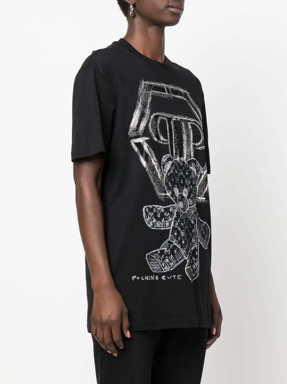  Philipp Plein Teddy Bear-printed T-shirt - Black 