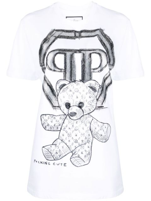 Philipp Plein teddy bear-print T-shirt Women