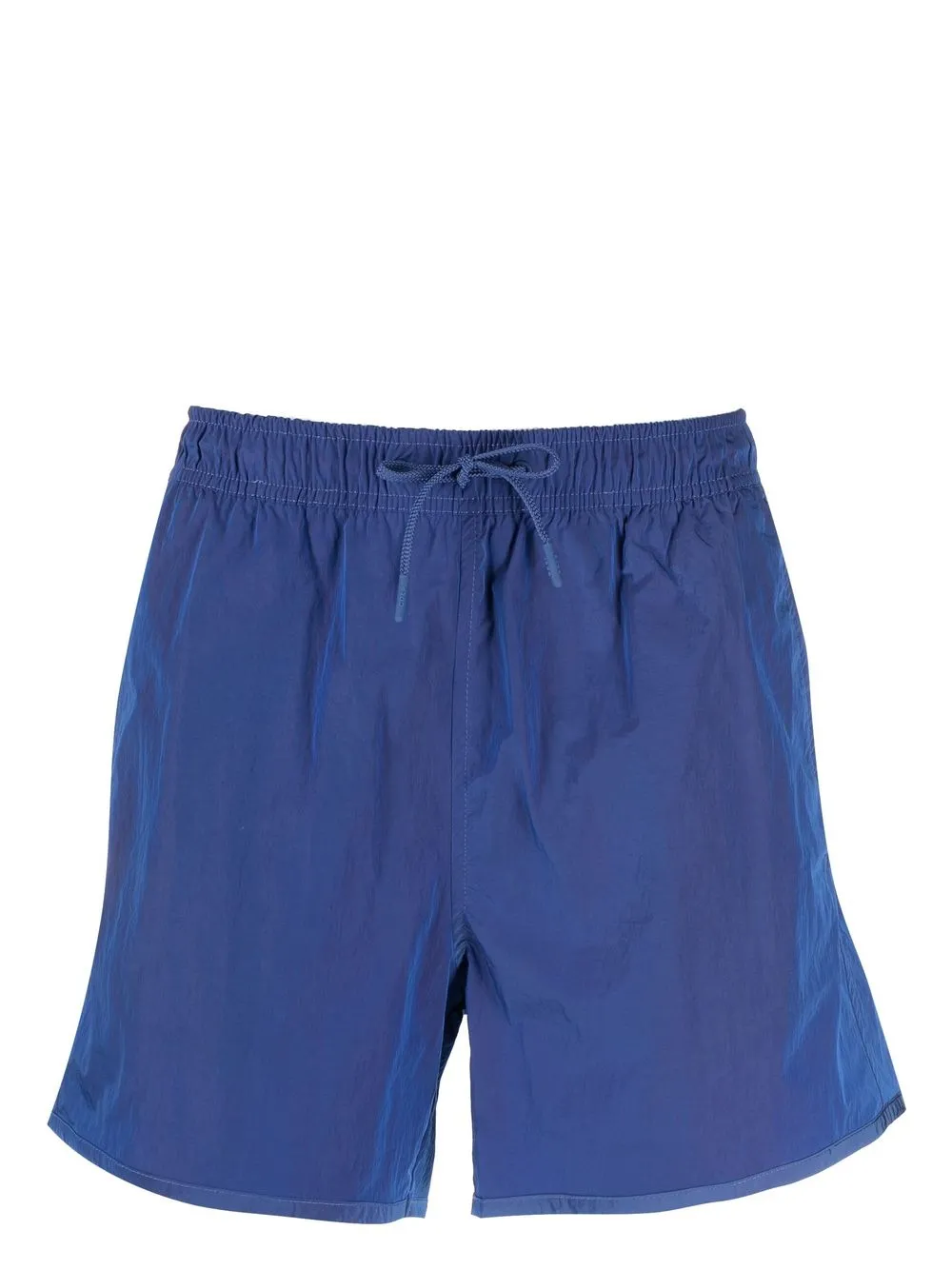 

CDLP shorts de playa con cordones en la pretina - Azul