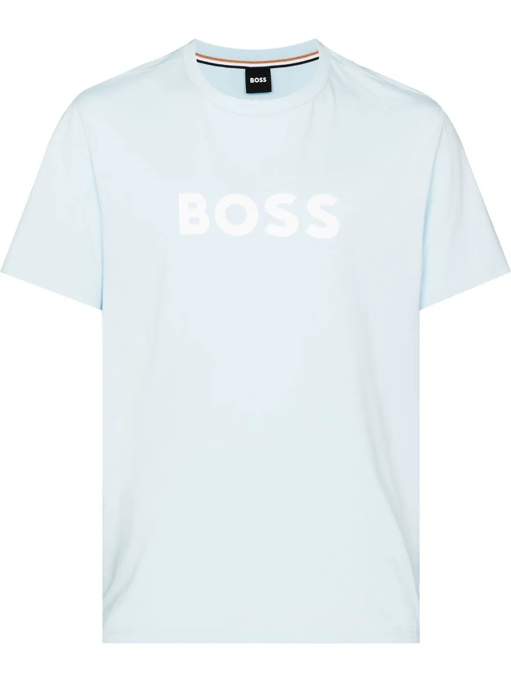 

BOSS playera con logo estampado - Azul