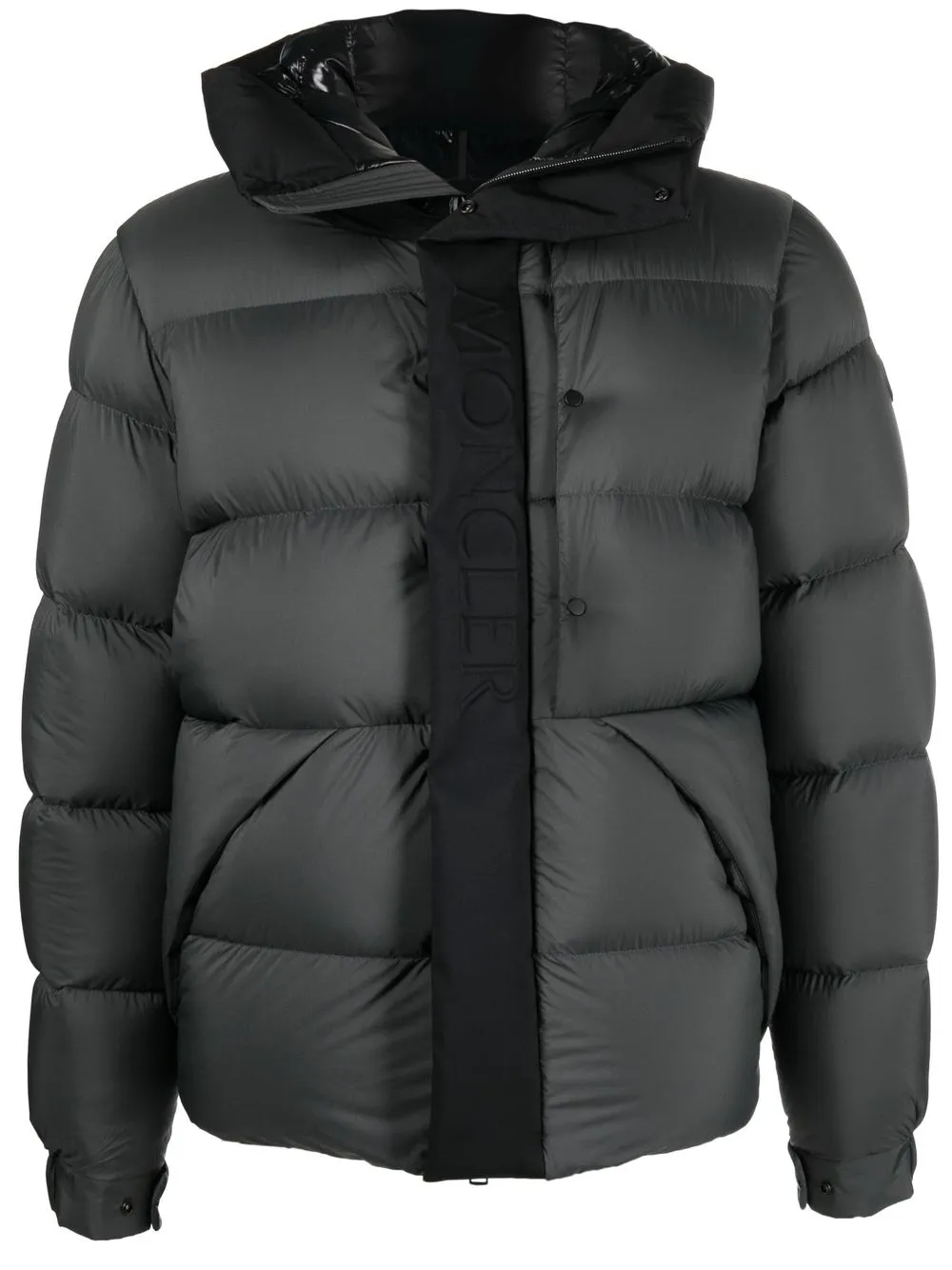 

Moncler Maderia logo-embossed padded jacket - Grey