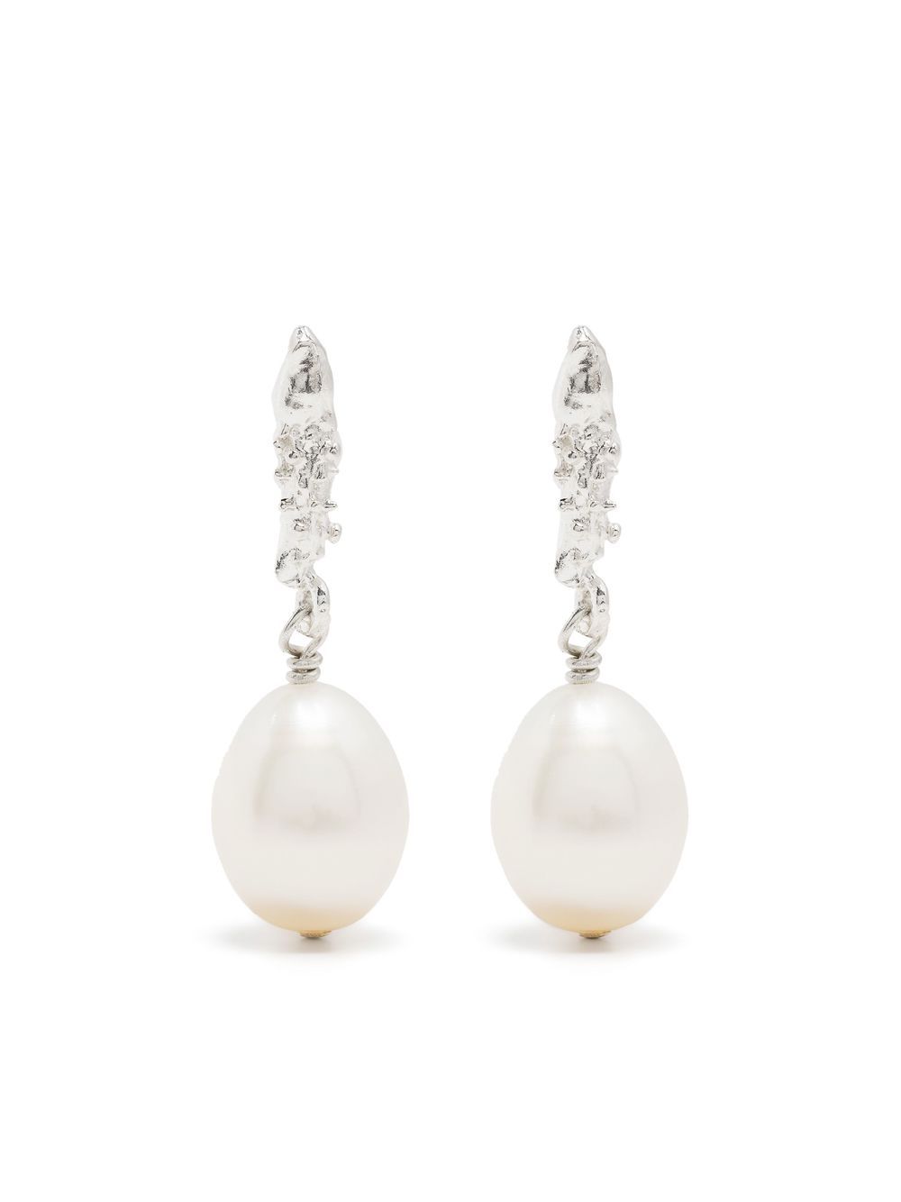 Lustre of the Moon freshwater-pearl earrings