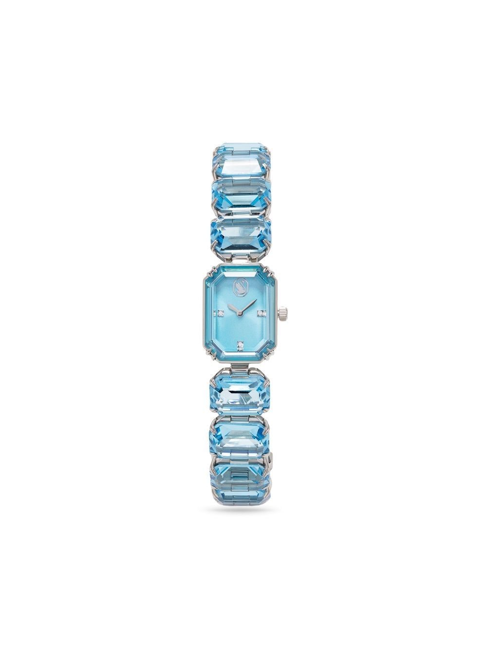 Octagon cut quartz watch