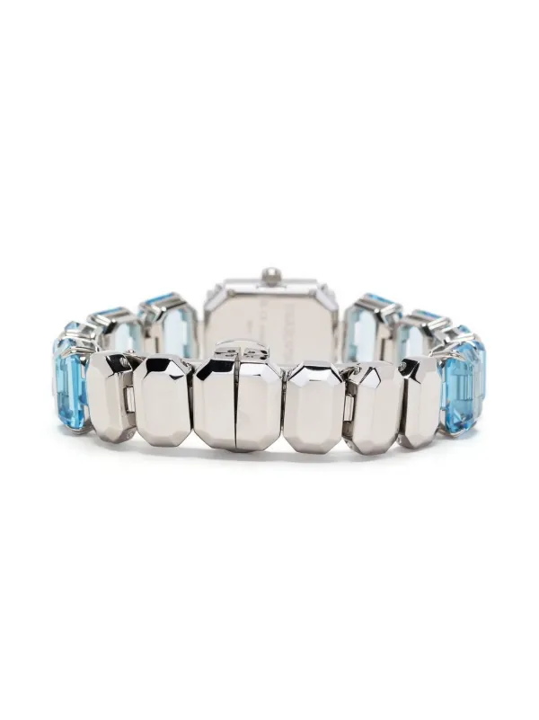 Swarovski Octagon Cut Quartz Watch | Blue | FARFETCH