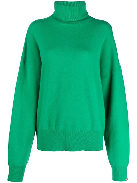 extreme cashmere roll-neck jumper