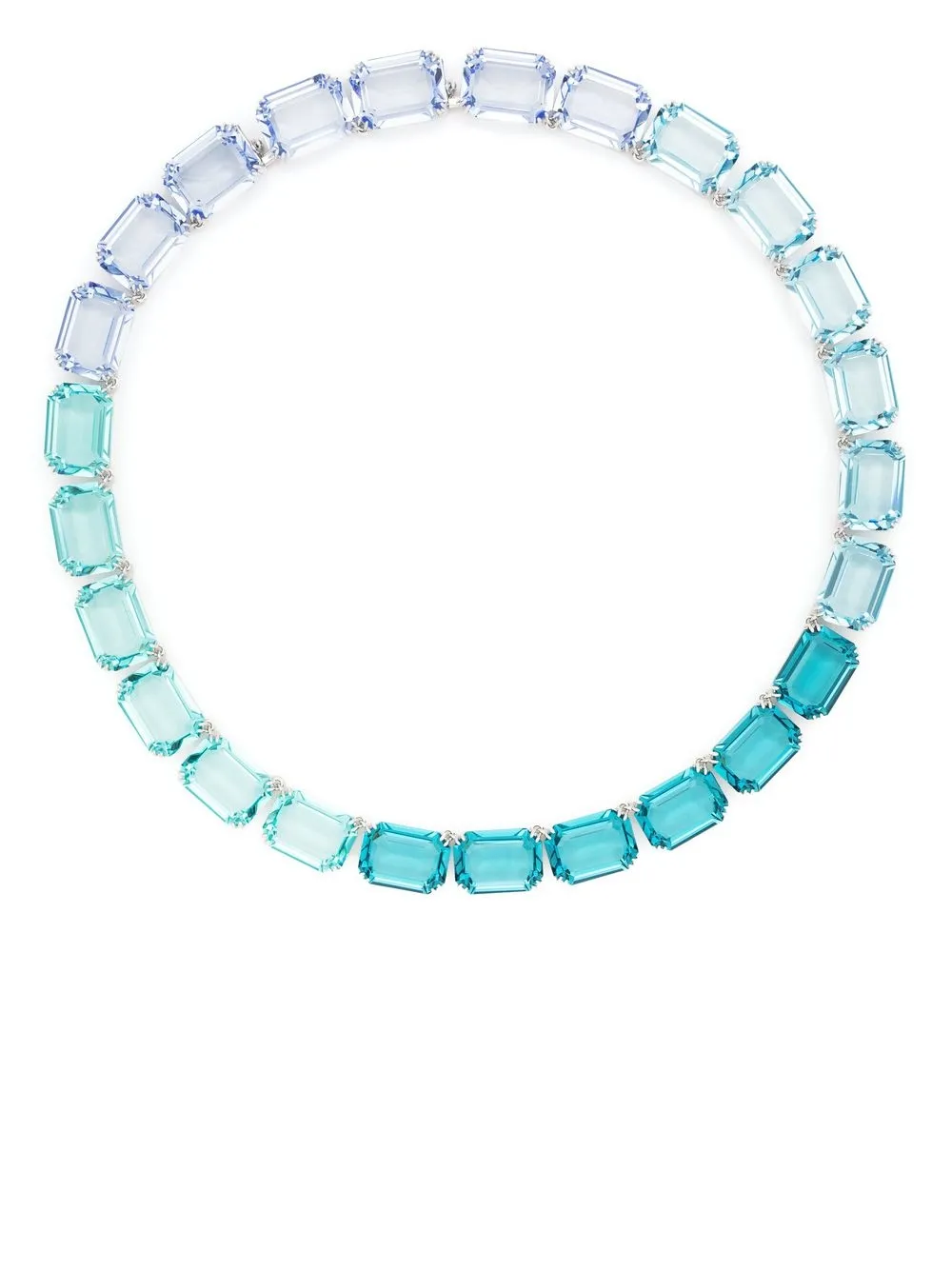 

Swarovski collar Millenia con cristal - Plateado