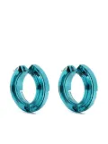 Swarovski Lucent hoop earrings - Blue