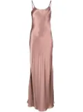 VOZ Liquid slip satin dress - Pink