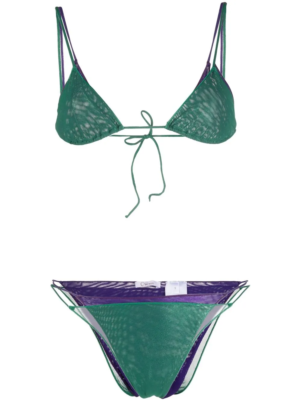 

Oséree layered bikini set - Green