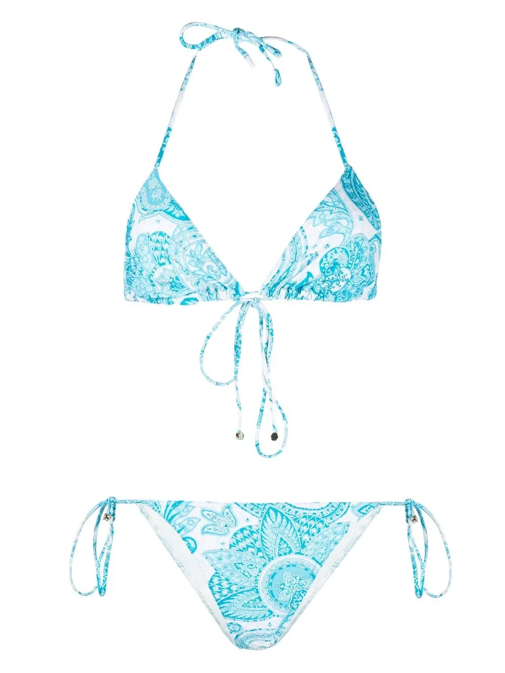 

ETRO bikini con cierre de lazo - Azul