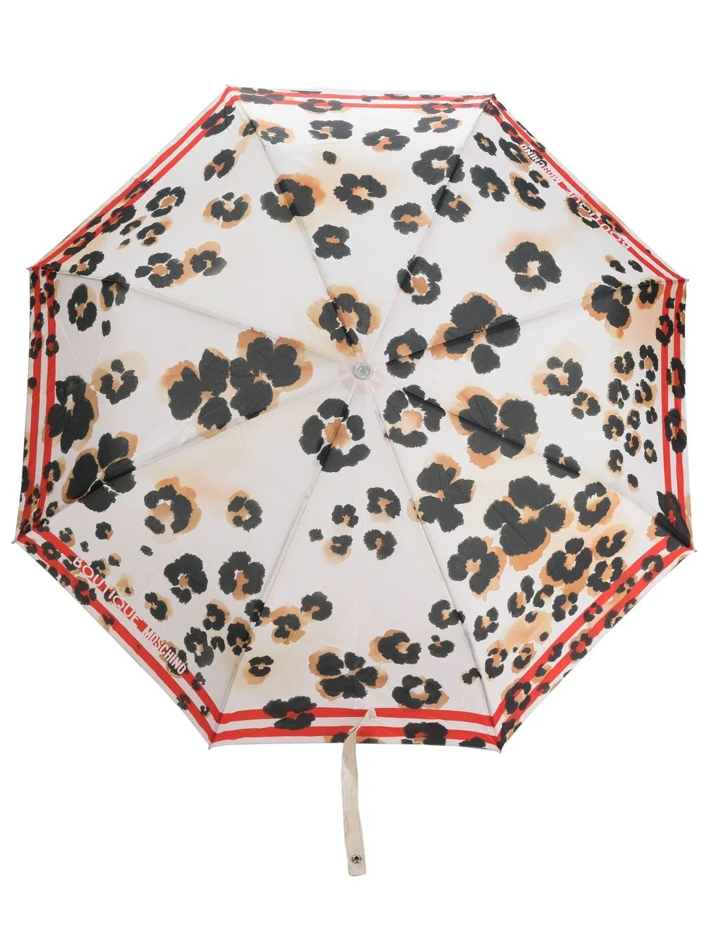 

Moschino leopard print compact umbrella - Neutrals