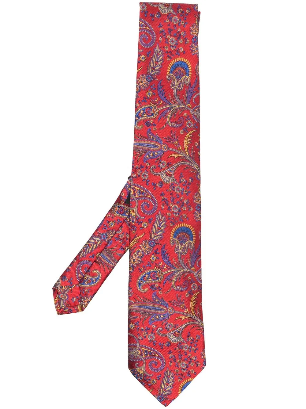 

ETRO paisley print silk tie - Red