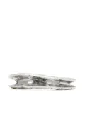 Saint Laurent Arty hammered-effect bangle - Silver