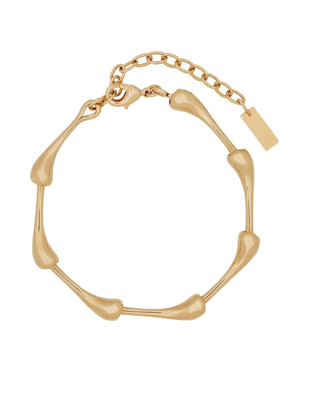 Saint Laurent Sculpted logo-plaque Bracelet - Farfetch