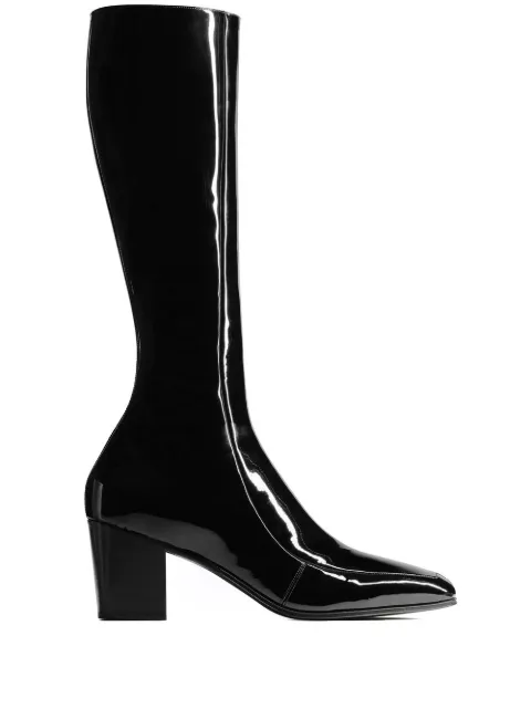 Saint Laurent Otto 70mm patent-leather boots