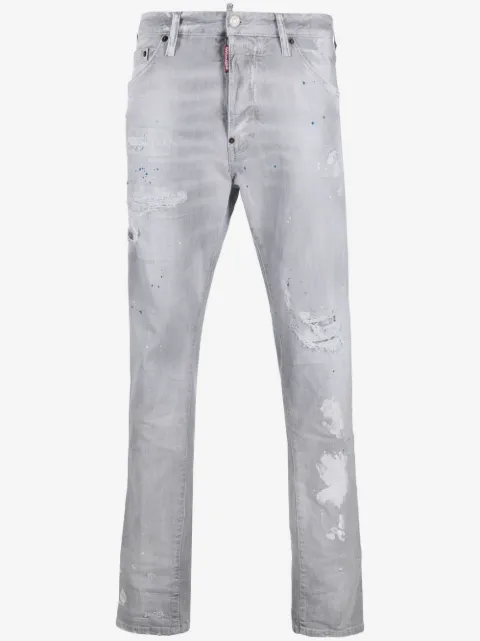 DSQUARED2 ripped-detail denim jeans