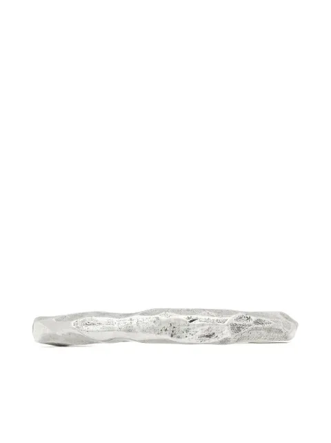 Saint Laurent brazalete con efecto forjado