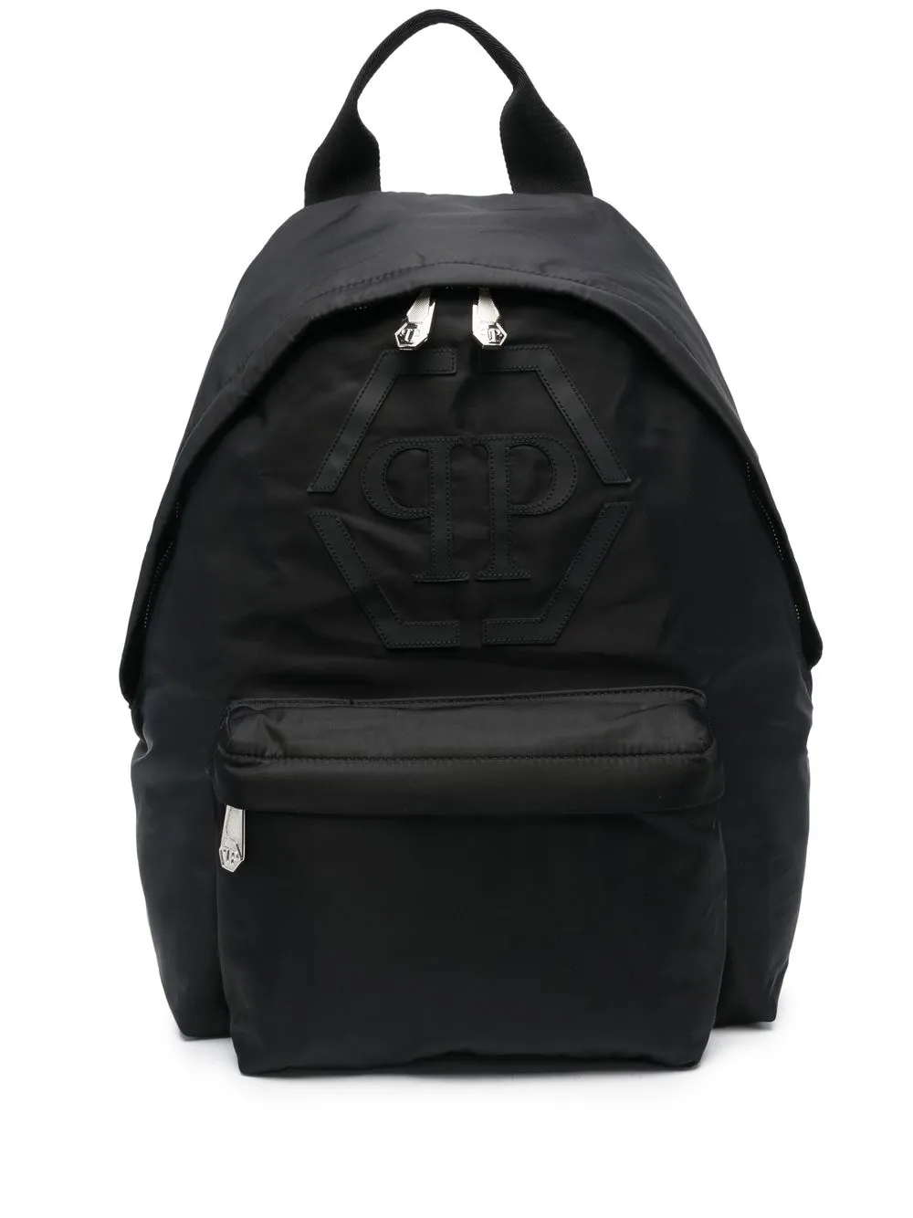 

Philipp Plein mochila con aplique del logo - Negro