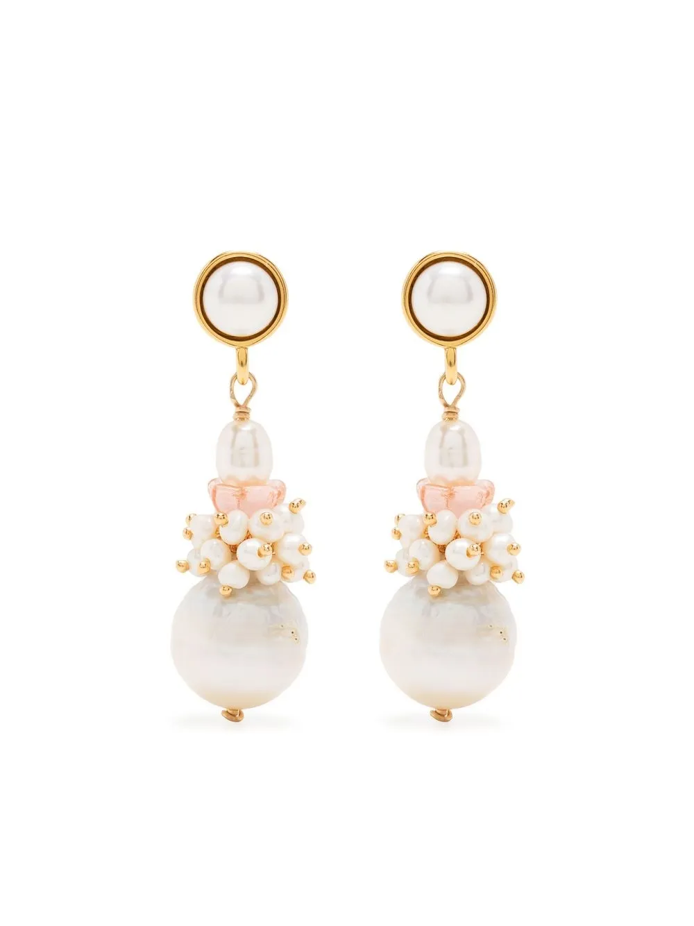 Brinker & Eliza pearl drop earrings