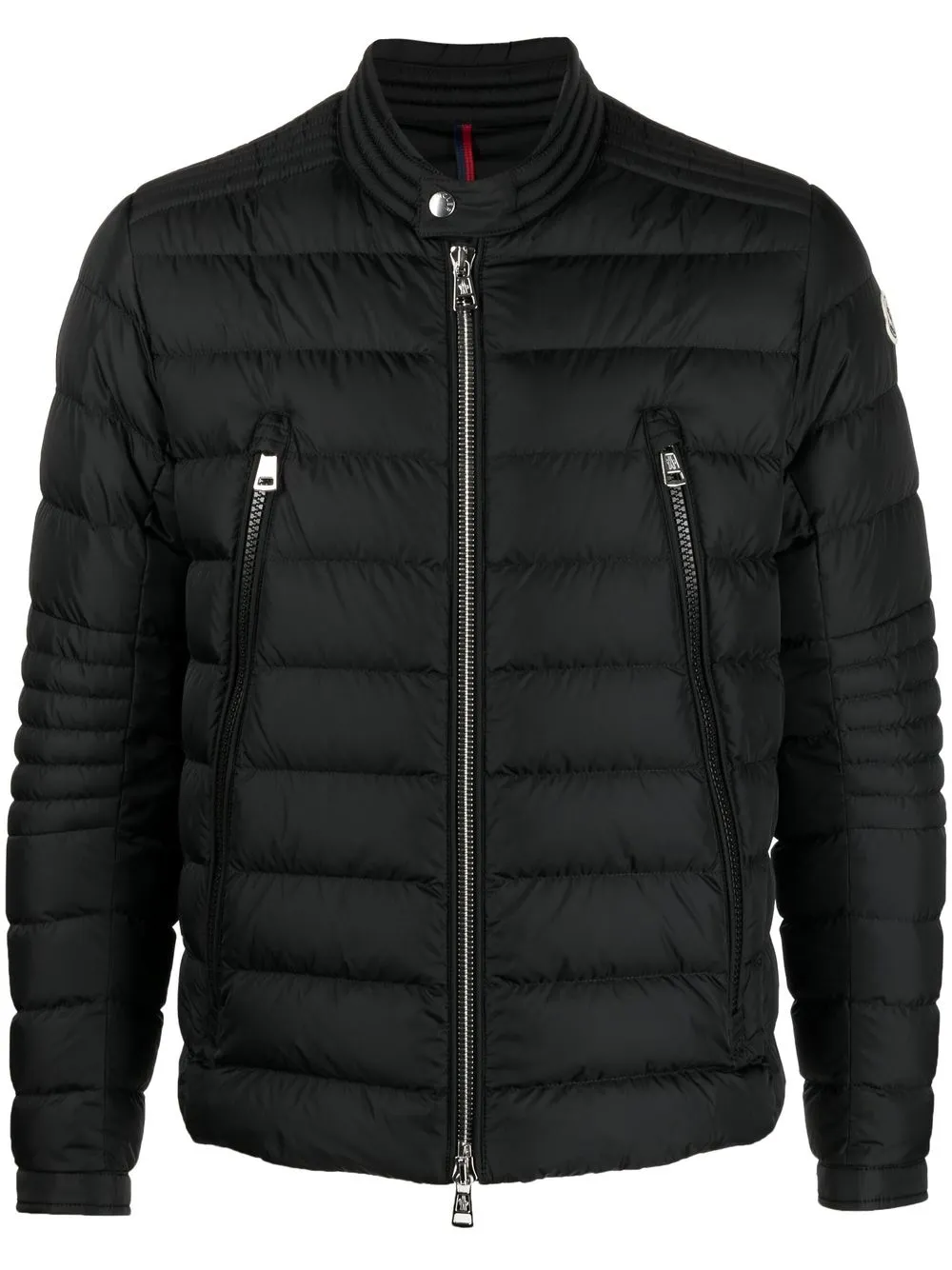 Moncler Amiot Feather-down Puffer Jacket In Black