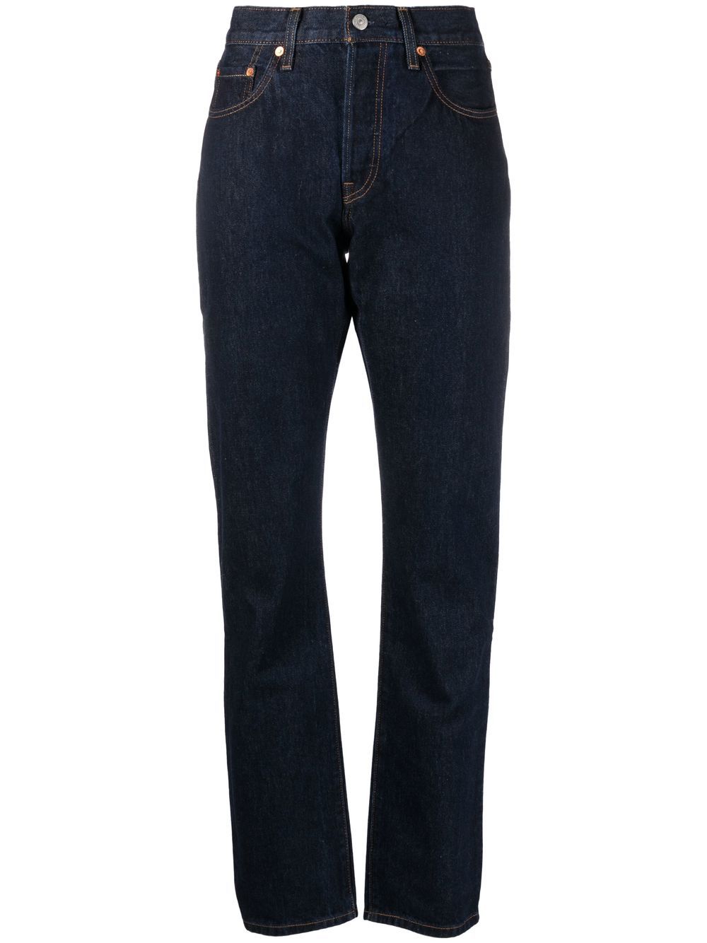 Shop Levi's 501 Straight-leg Jeans In Blue