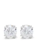 Swarovski Stilla stud earrings - White