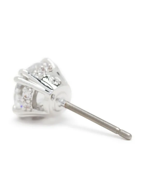 Swarovski Stilla Stud Earrings | White | FARFETCH