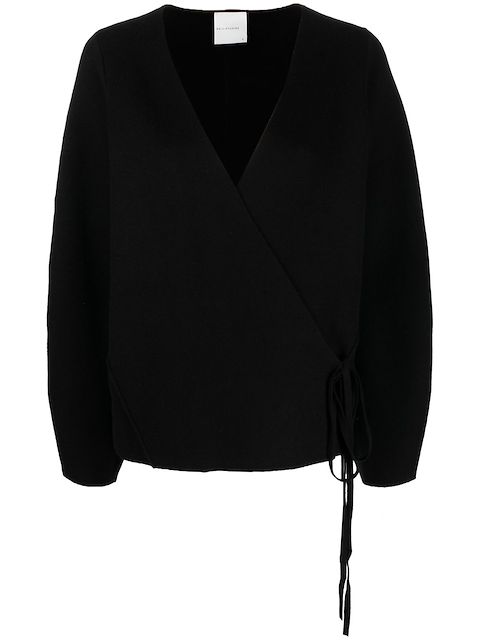 Deiji Studios V-neck tie-detail cardigan