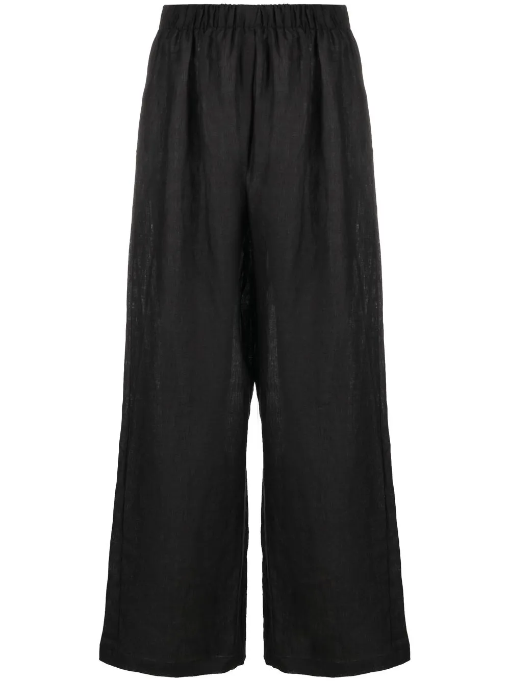 

Baserange pantalones anchos con pretina elástica - Negro