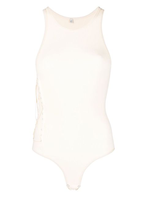 Baserange Tie-side ribbed bodysuit 