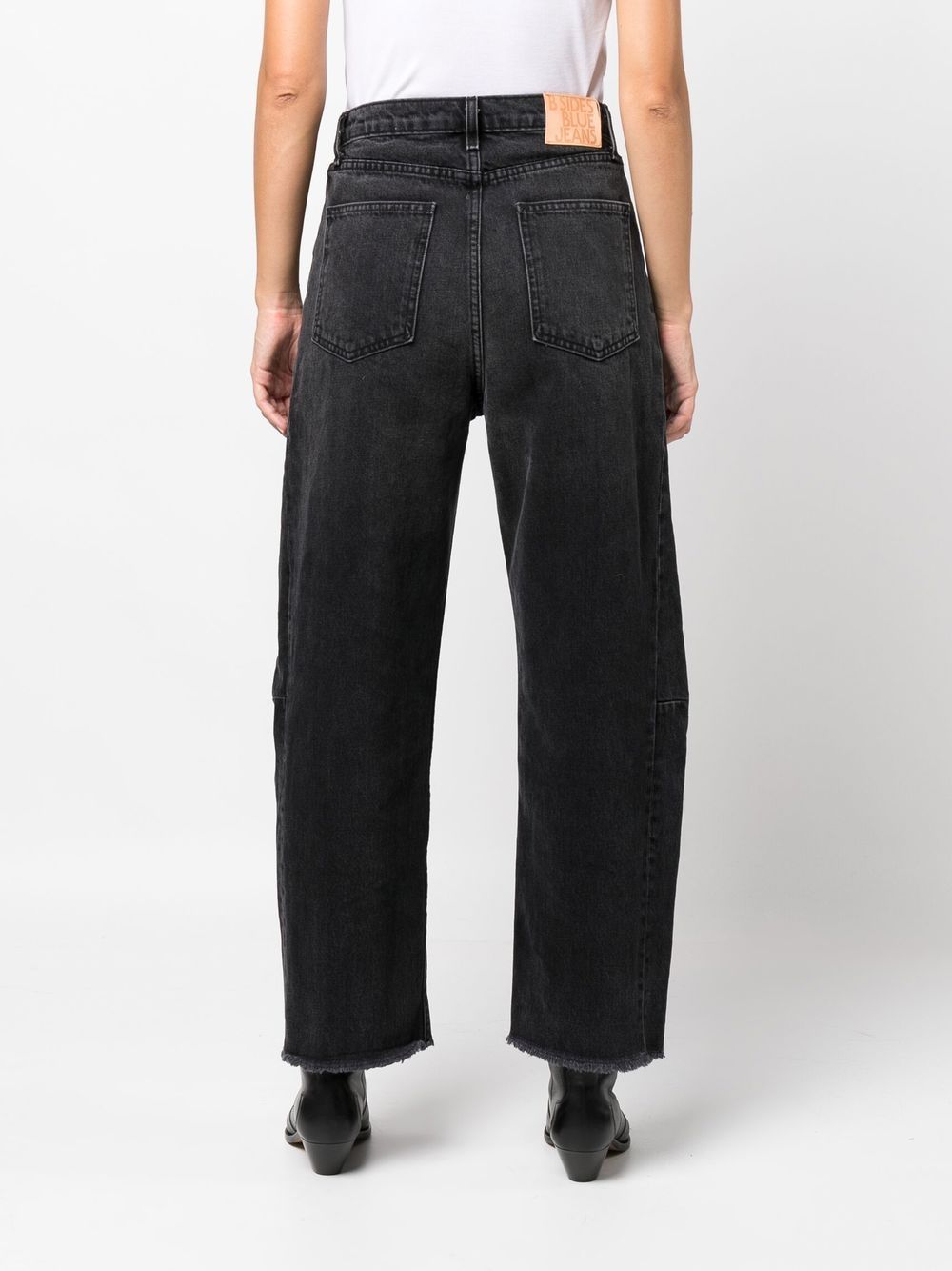 B SIDES Lasso Wide-leg Jeans - Farfetch