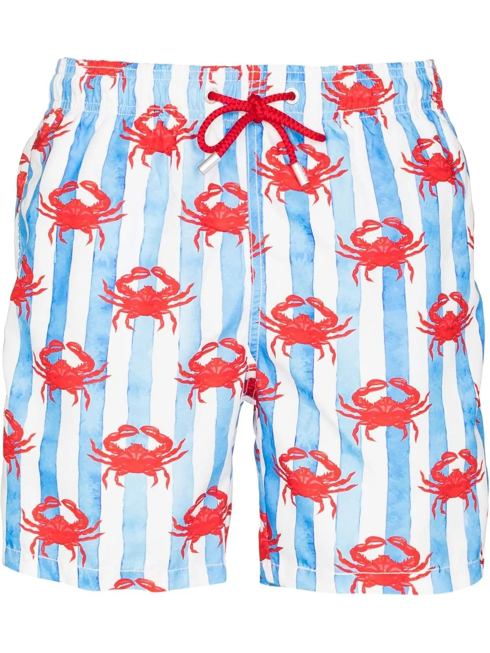 

MC2 Saint Barth shorts de playa con cangrejos estampados - Azul