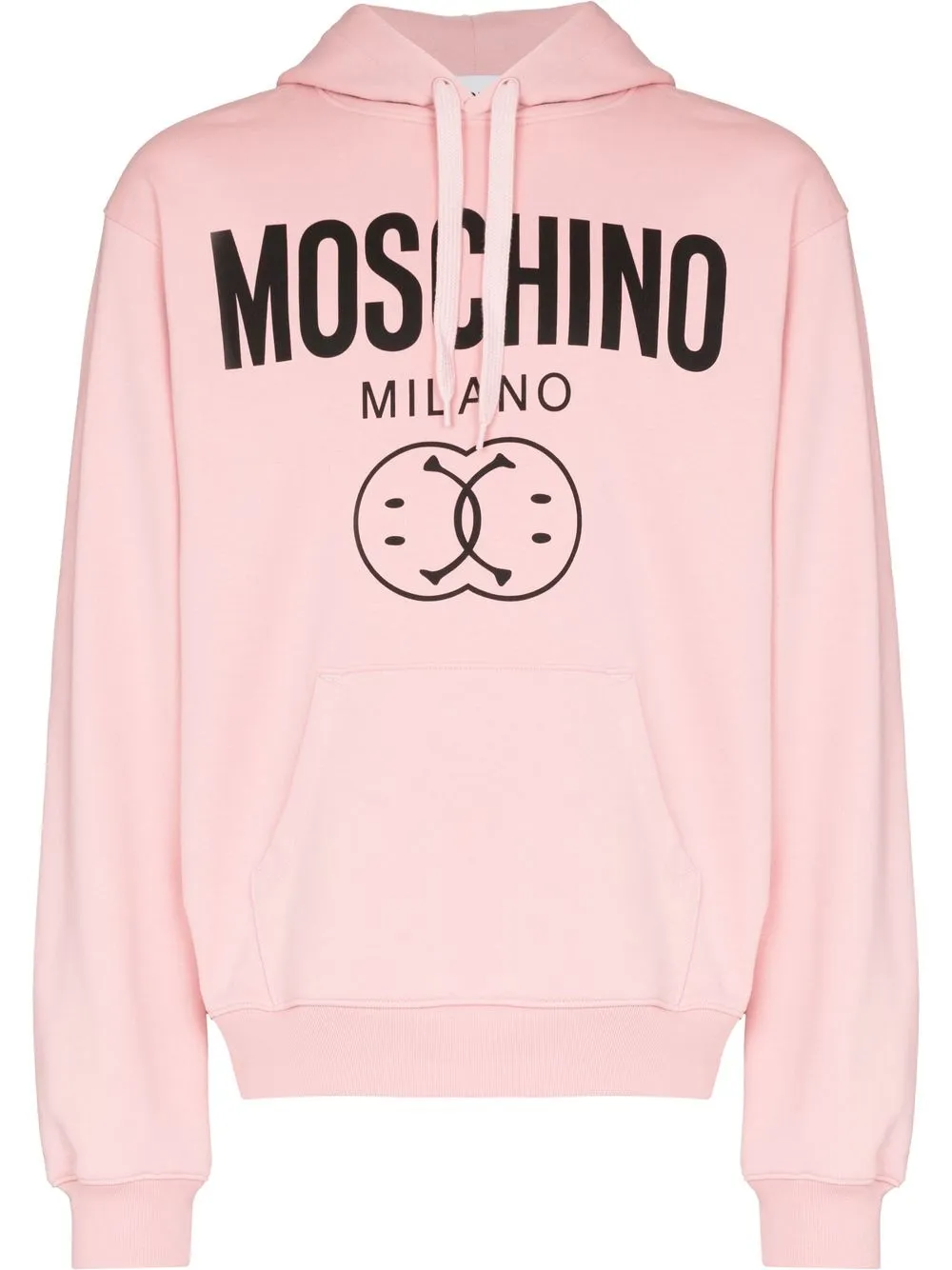 

Moschino hoodie con logo estampado - Rosado