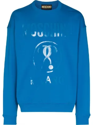 moschino logo jumper