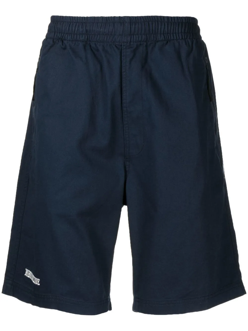 

izzue shorts deportivos con motivo Neighborhood - Azul