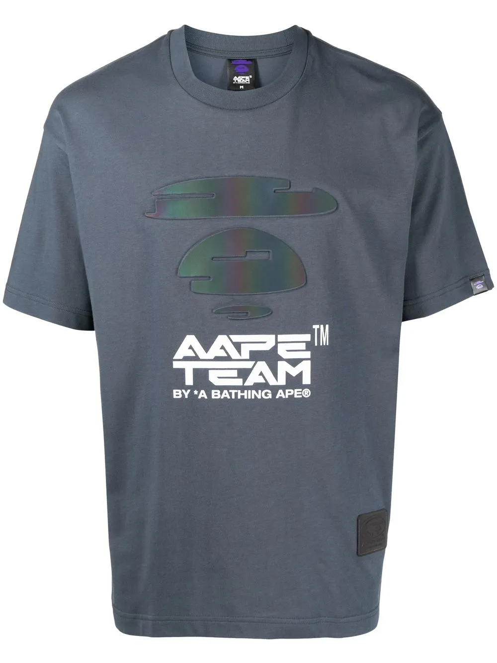 

AAPE BY *A BATHING APE® playera con estampado gráfico - Azul